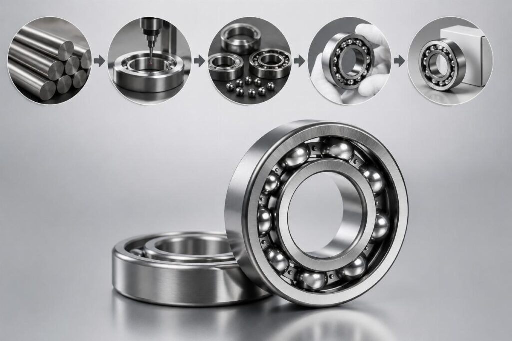 How We Guarantee Bearing Quality from Raw Steel to Finished Product