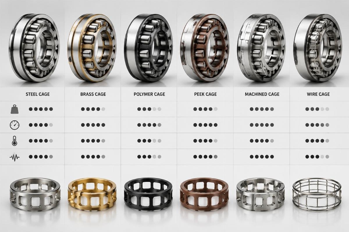 Bearing Cage Performance Comparison Chart