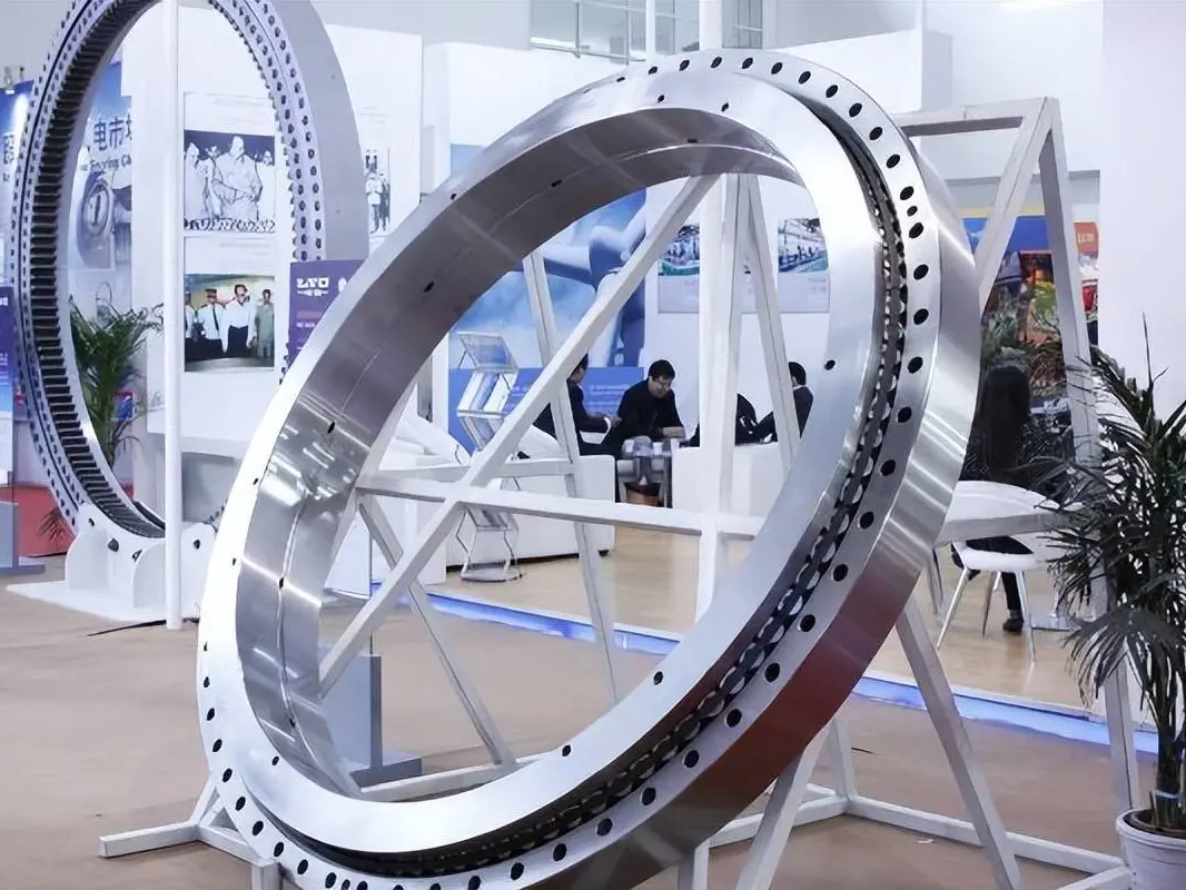 Product display at international bearing exhibition