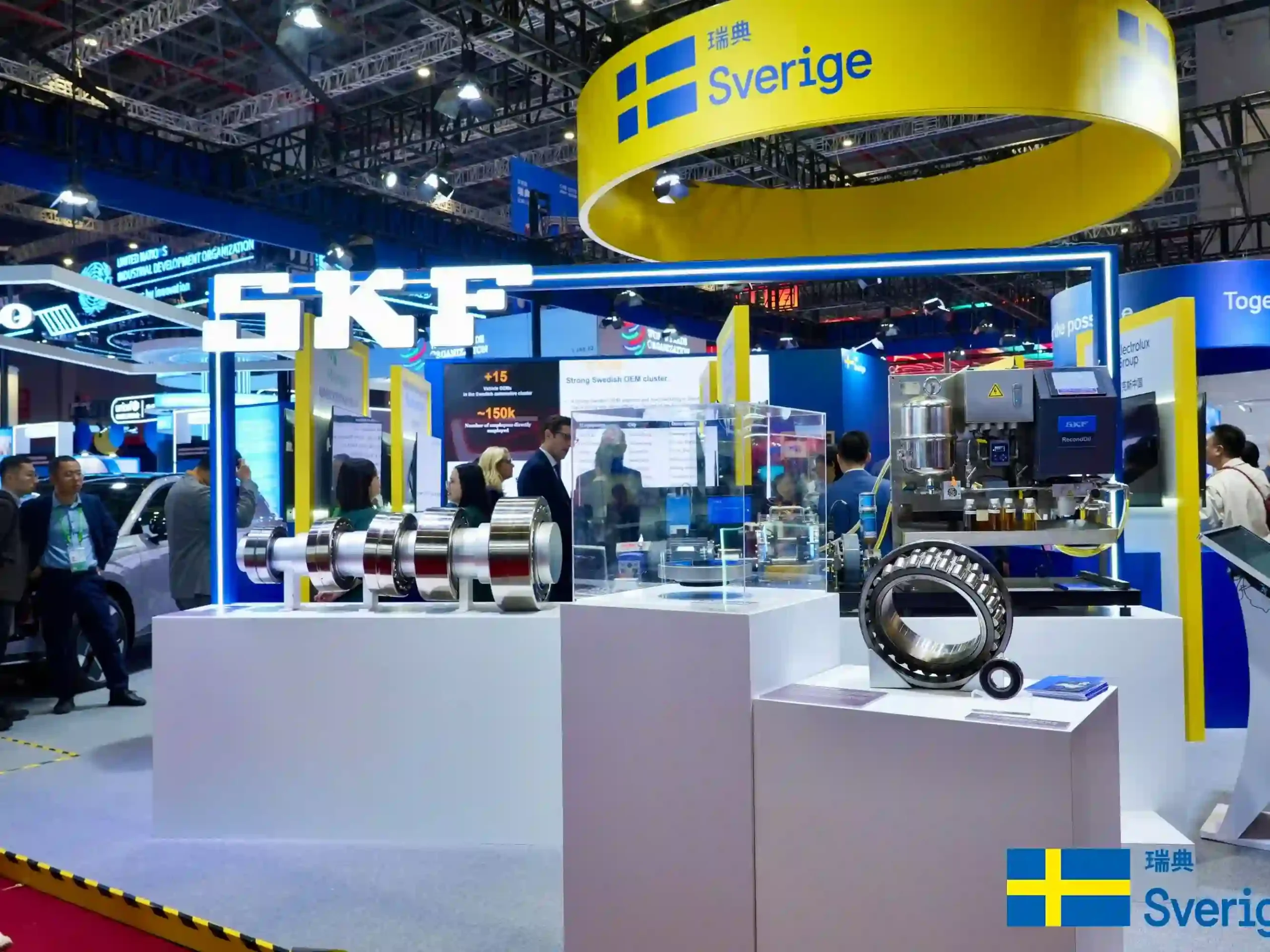 Client meetings at bearing industry exhibition