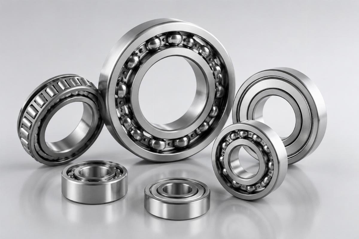 Bulk bearing inventory management system showing real-time stock levels