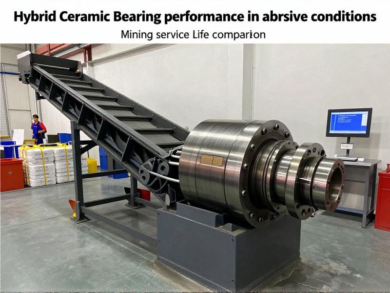 Hybrid ceramic bearing performance in abrasive conditions