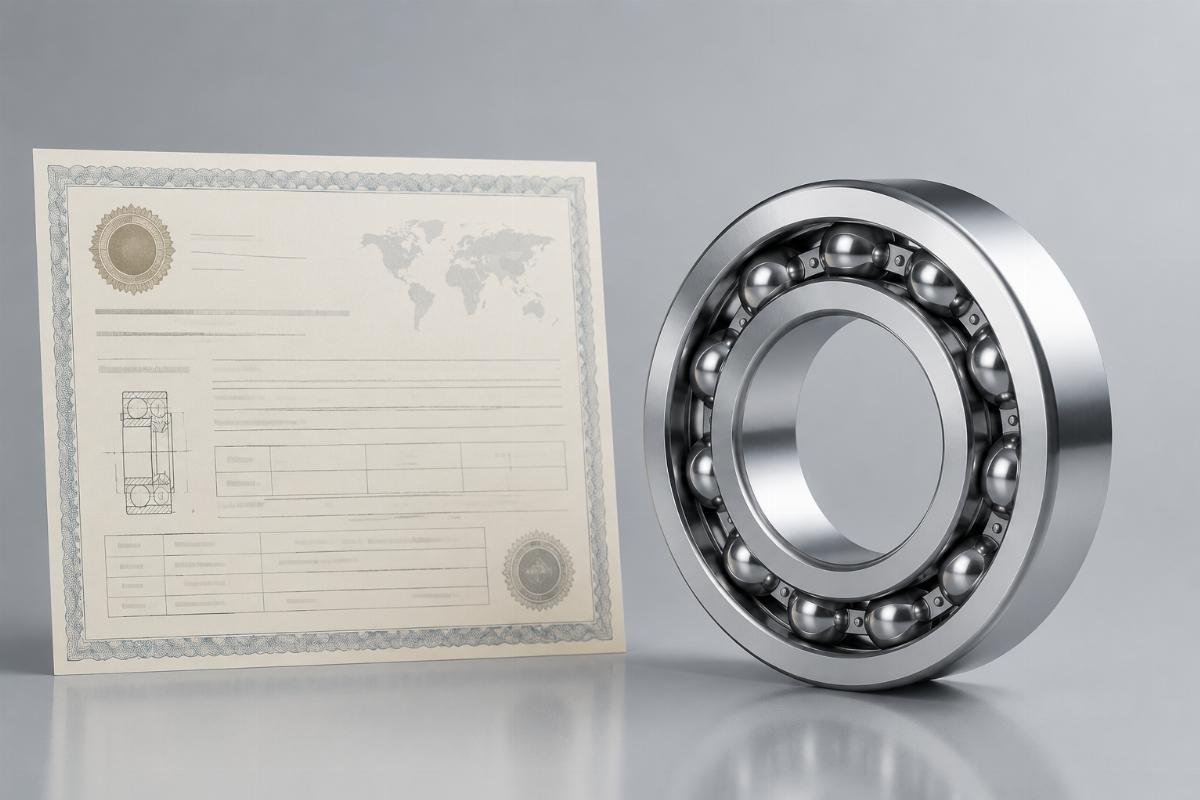 Bearing Traceability Documentation: Example Certificate of Authenticity
