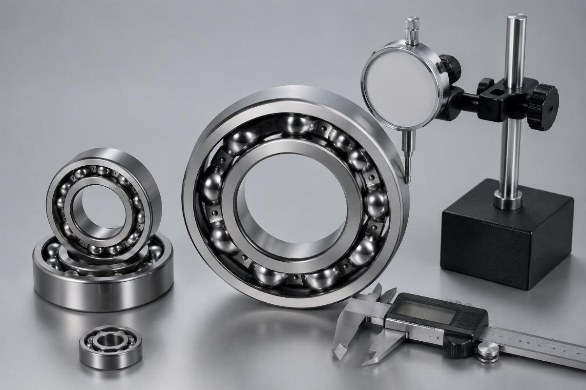Bearing material certification and clearance measurement tools